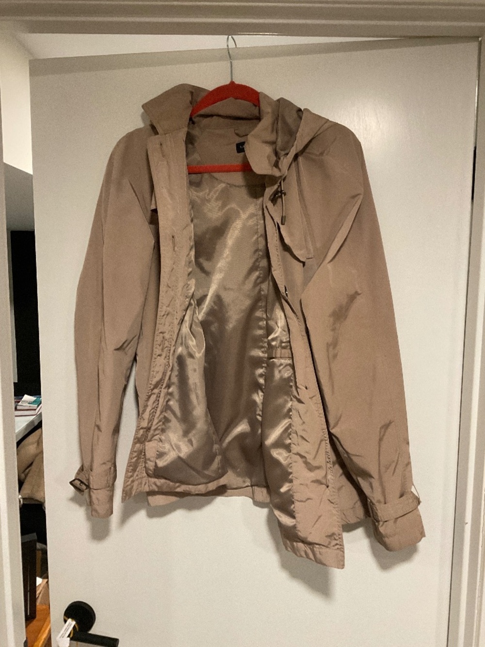 XL Tan Lands’ End button up coat